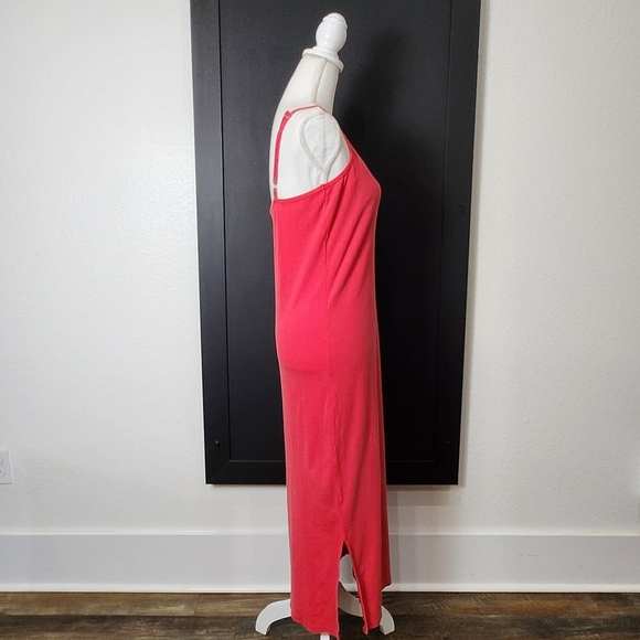 NWT Tommy Hilfiger Women's Washed Ribbed Sleeveless Midi Dress Size Medium - Picture 5 of 11